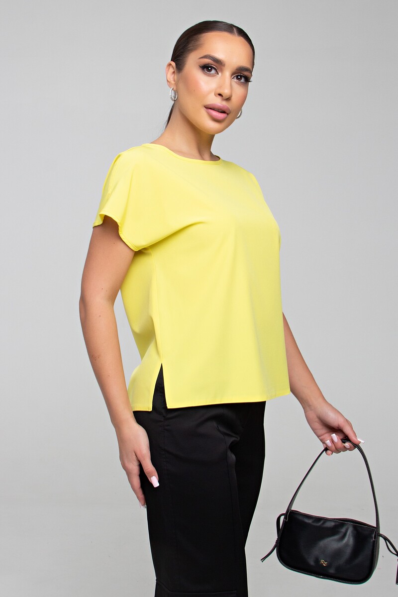 Блузка SEZONI, размер 42, цвет желтый 02399342 - фото 3