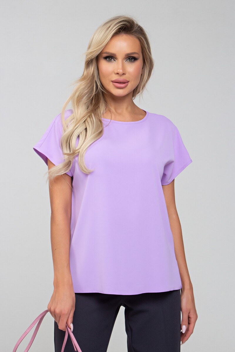 Блузка SEZONI, размер 42, цвет фиолетовый 02399343 - фото 1