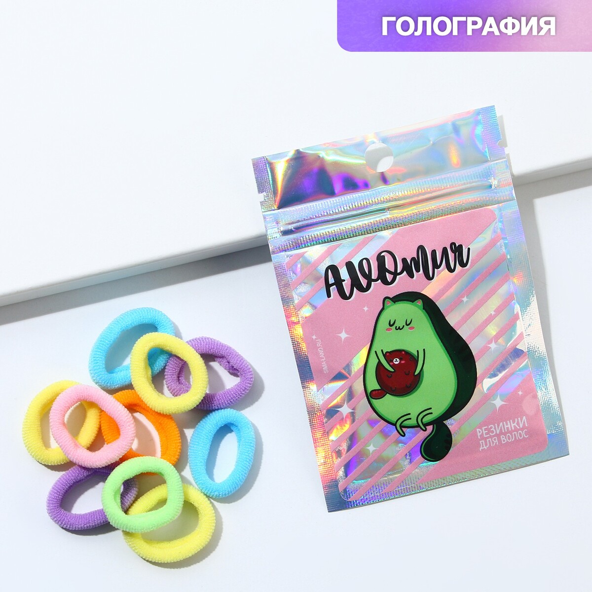 

Резинки для волос, Разноцветный
