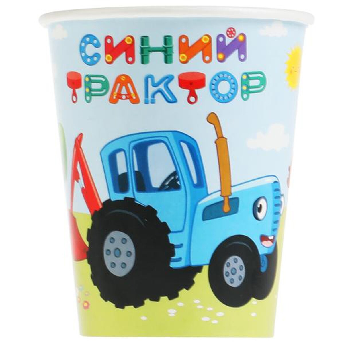 

Стакан бумажный, Голубой