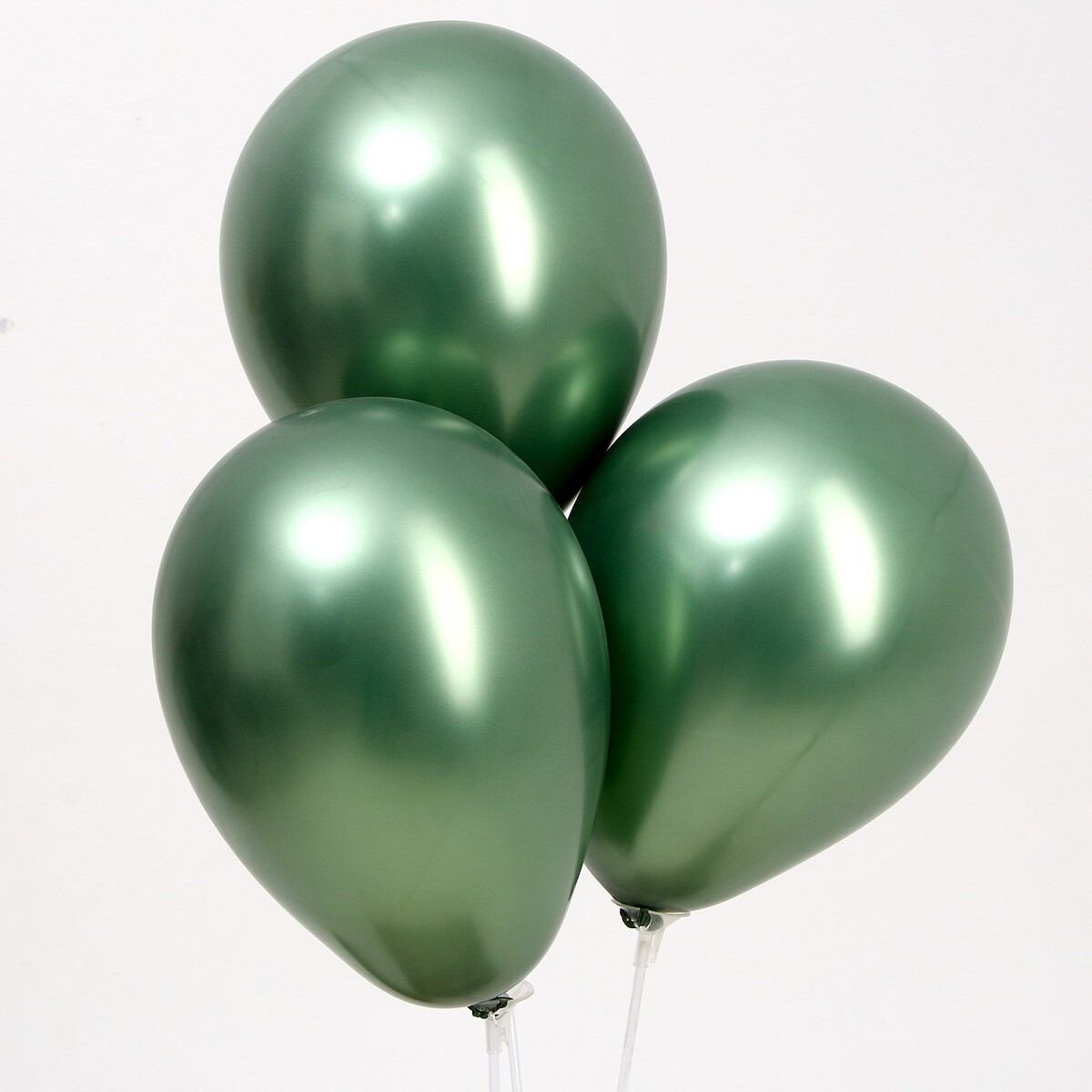 Шар латексный 9“, хром, набор 100 шт, цвет натуральный зеленый эспандер sportex плечевой зеленый 5 латексных жгутов b32171