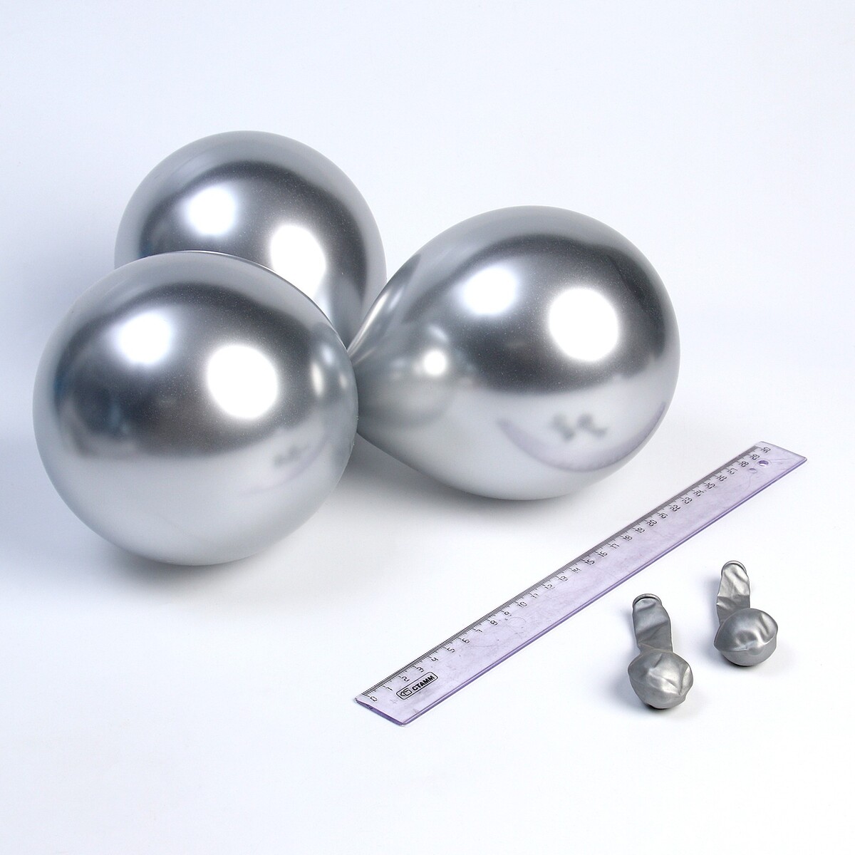 Шар латексный 5“, хром, набор 100 шт, цвет серебро стул сириус 425×465×850 мм хром серебро