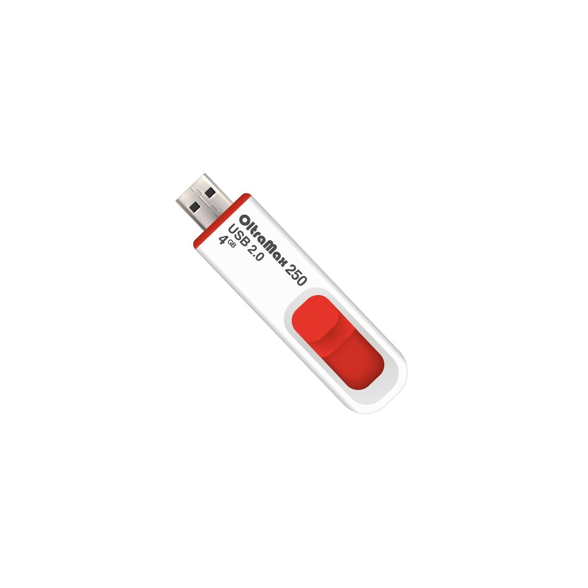 

Флешка oltramax 250, 4 гб, usb2.0, чт до 15 мб/с, зап до 8 мб/с, красная, Красный
