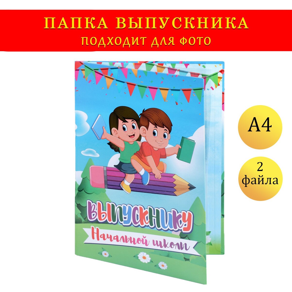 Папка с двумя файлами а4 Дарим Красиво 02454695: купить за 240 руб в  интернет магазине с бесплатной доставкой