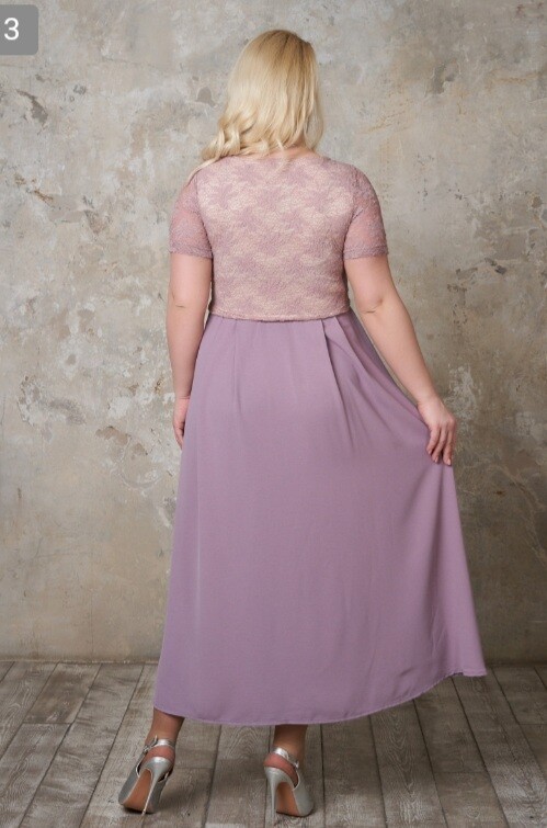 Платье BRAVO, размер 50, цвет розовый 02456125 - фото 3