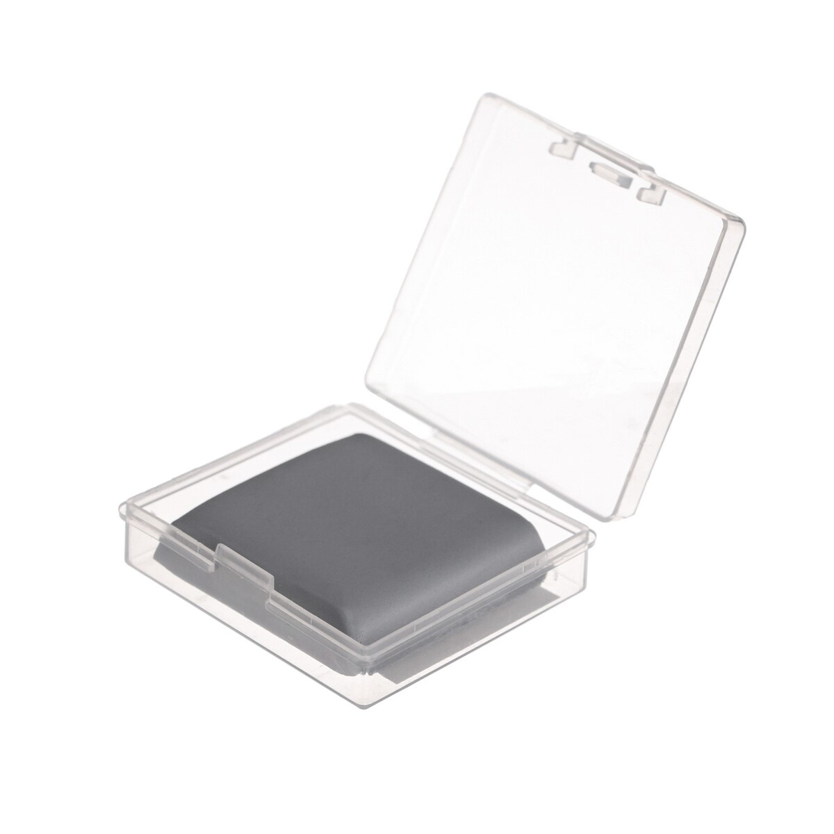 Ластик клячка прямоугольный серый, размер 37 х 35 х 0,9 мм, в коробочке художественный ластик клячка
