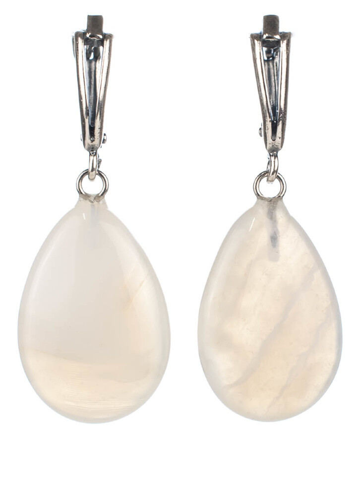 

Серьги, Белый