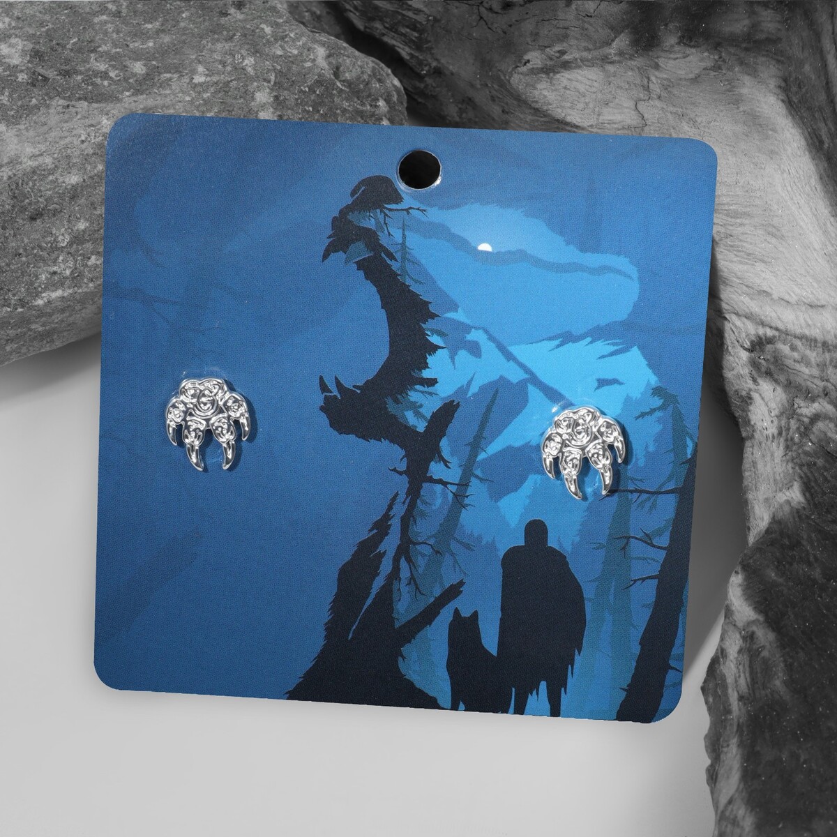 

Серьги, Серебристый