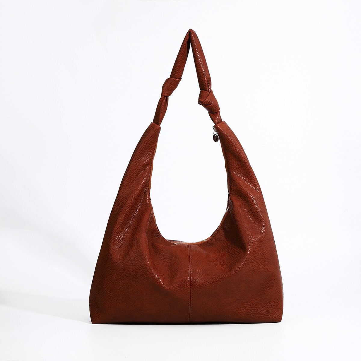 Сумка-шопер, наружный карман, цвет коричневый сумка шопер на молнии коричневый