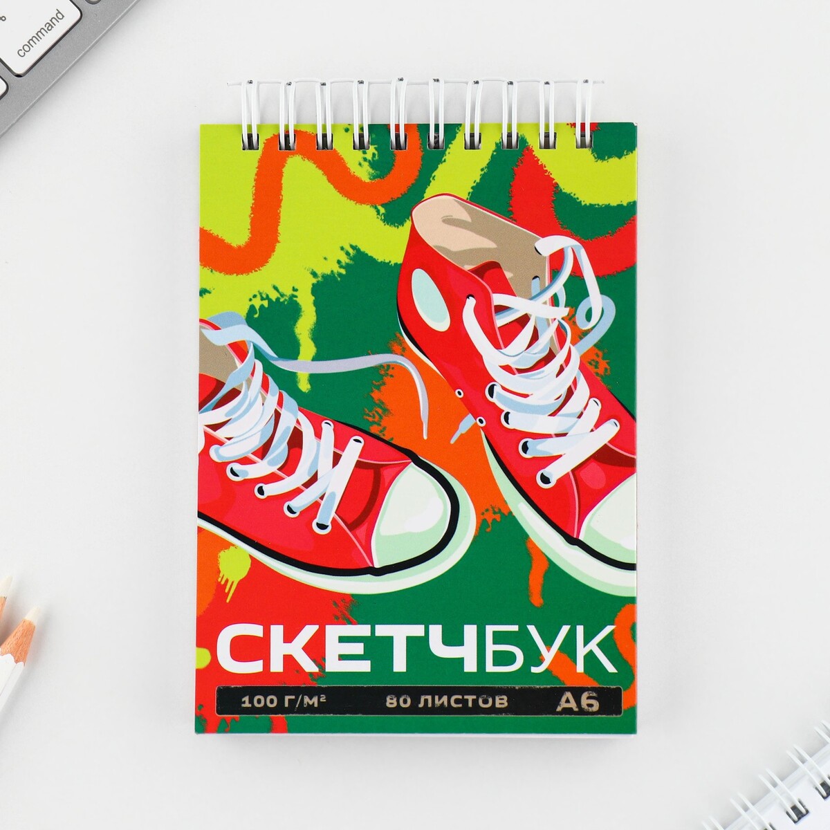 

Скетчбук а6, 80 листов твердая обложка