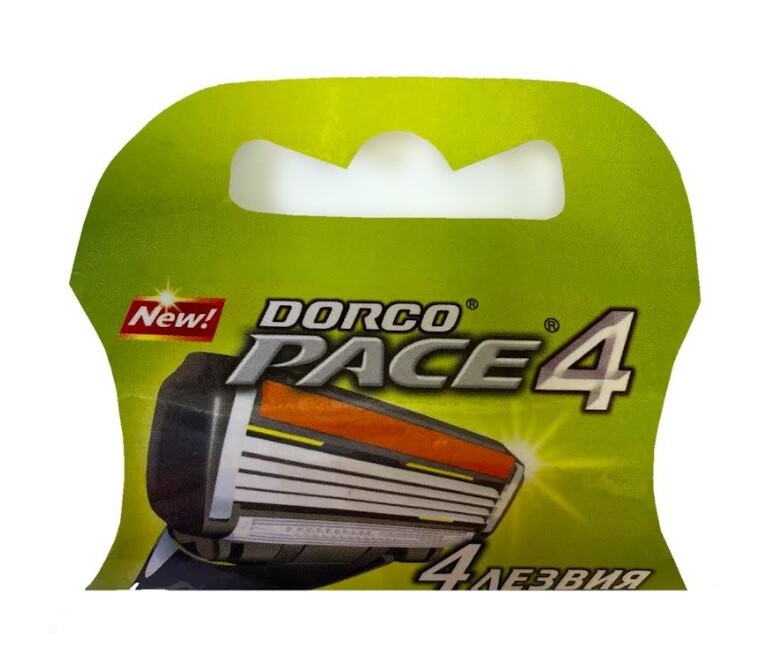 Dorco pace4 1's сменная кассета с 4 лезвиями станок для бритья gillette mach3 для мужчин 3 лезвия 1 сменная кассета