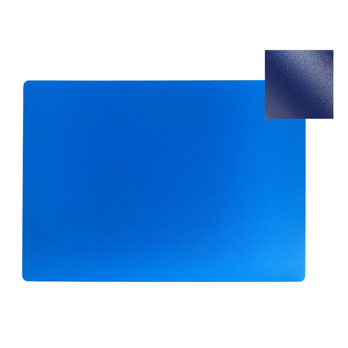 Накладка на стол пластиковая а4, 339 х 244 мм, 500 мкм, прозрачная, темно-синяя (подходит для офиса) накладка силикон ibox crystal для xiaomi redmi note 11s 5g прозрачная