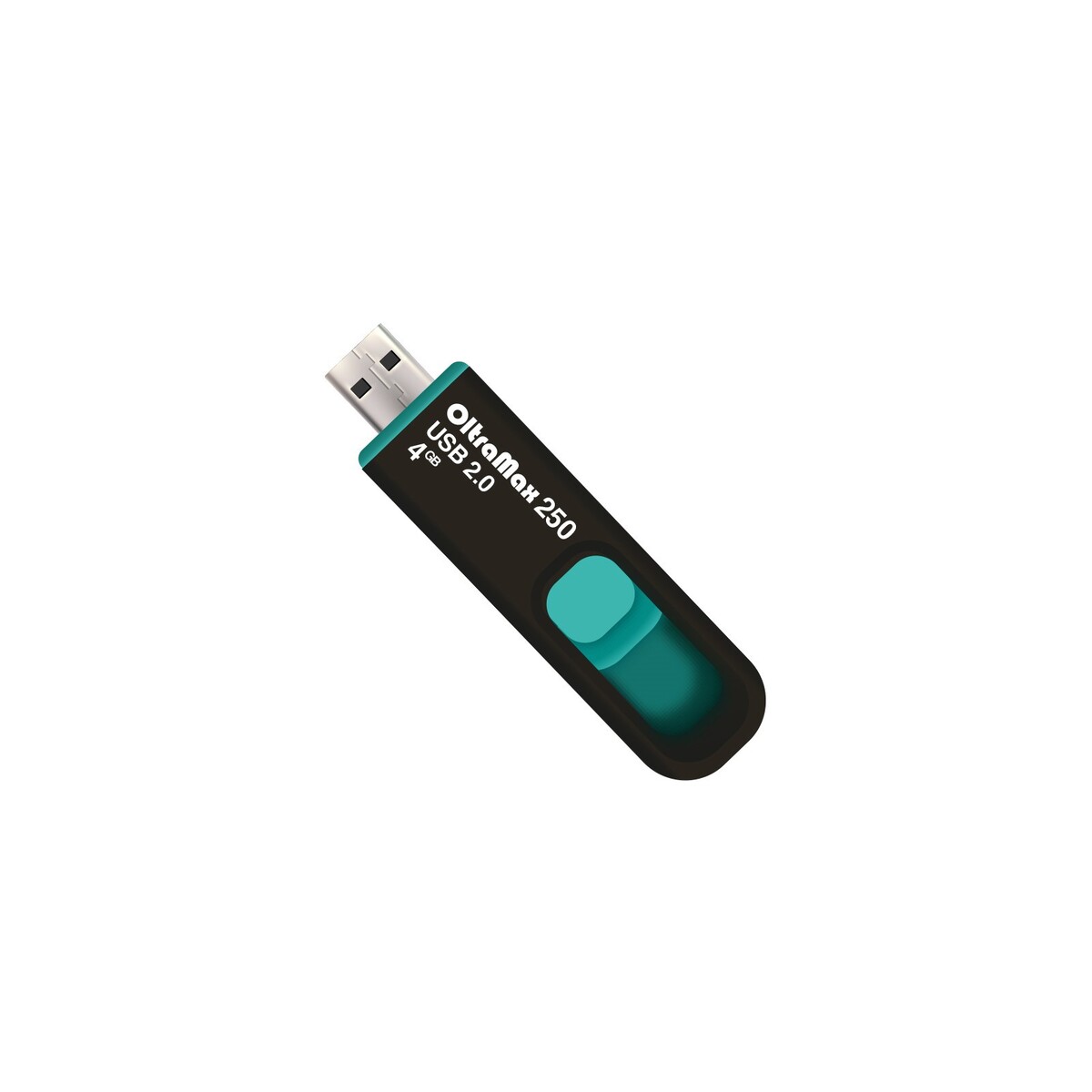

Флешка oltramax 250, 4 гб, usb2.0, чт до 15 мб/с, зап до 8 мб/с, бирюзовая, Бирюзовый