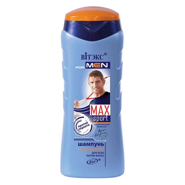 For men max sport шампунь для всех типов волос 250 мл. (витекс) целебные решения шампунь для укрепления и блеска волос 480 мл