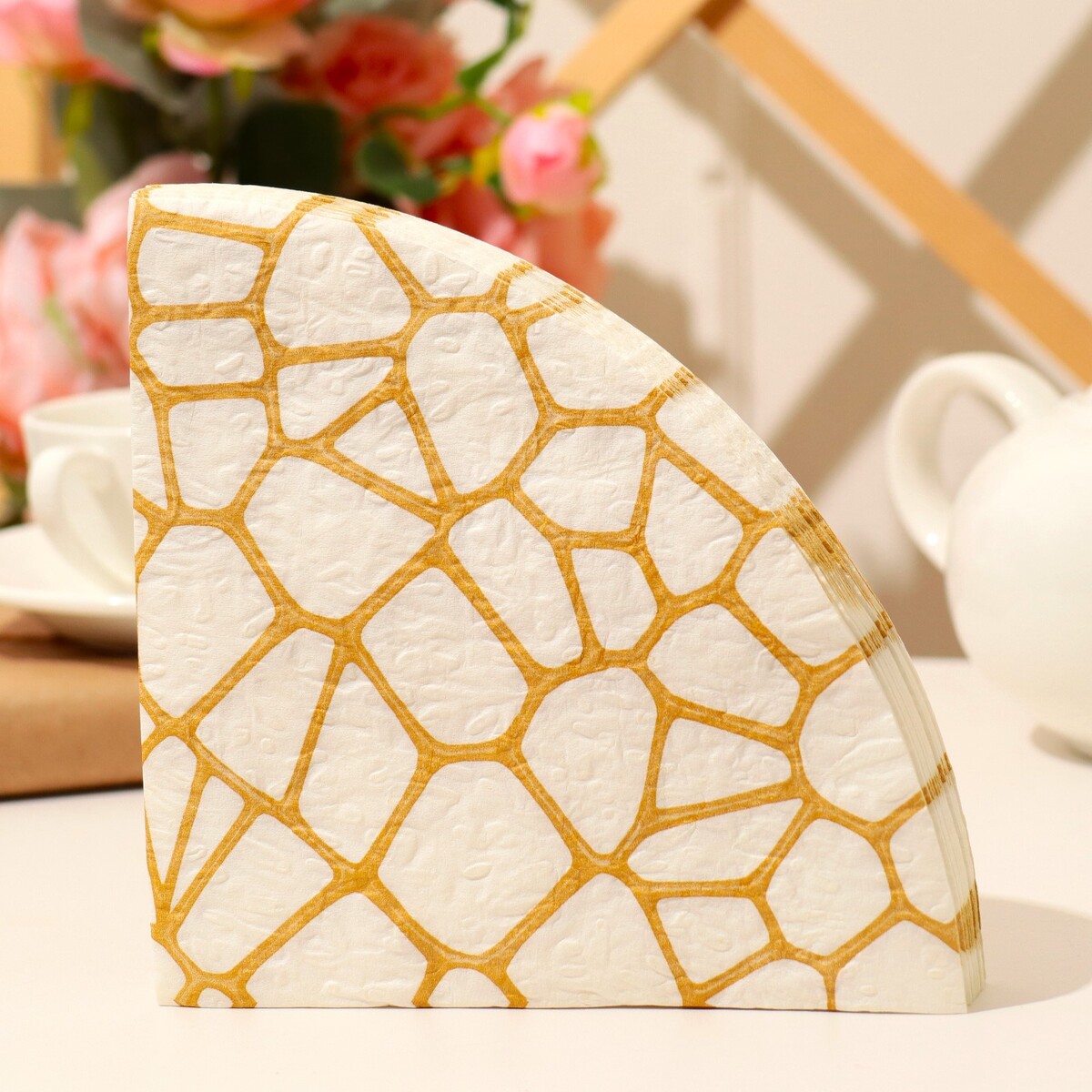 

Салфетка new line decor, Золотистый;белый