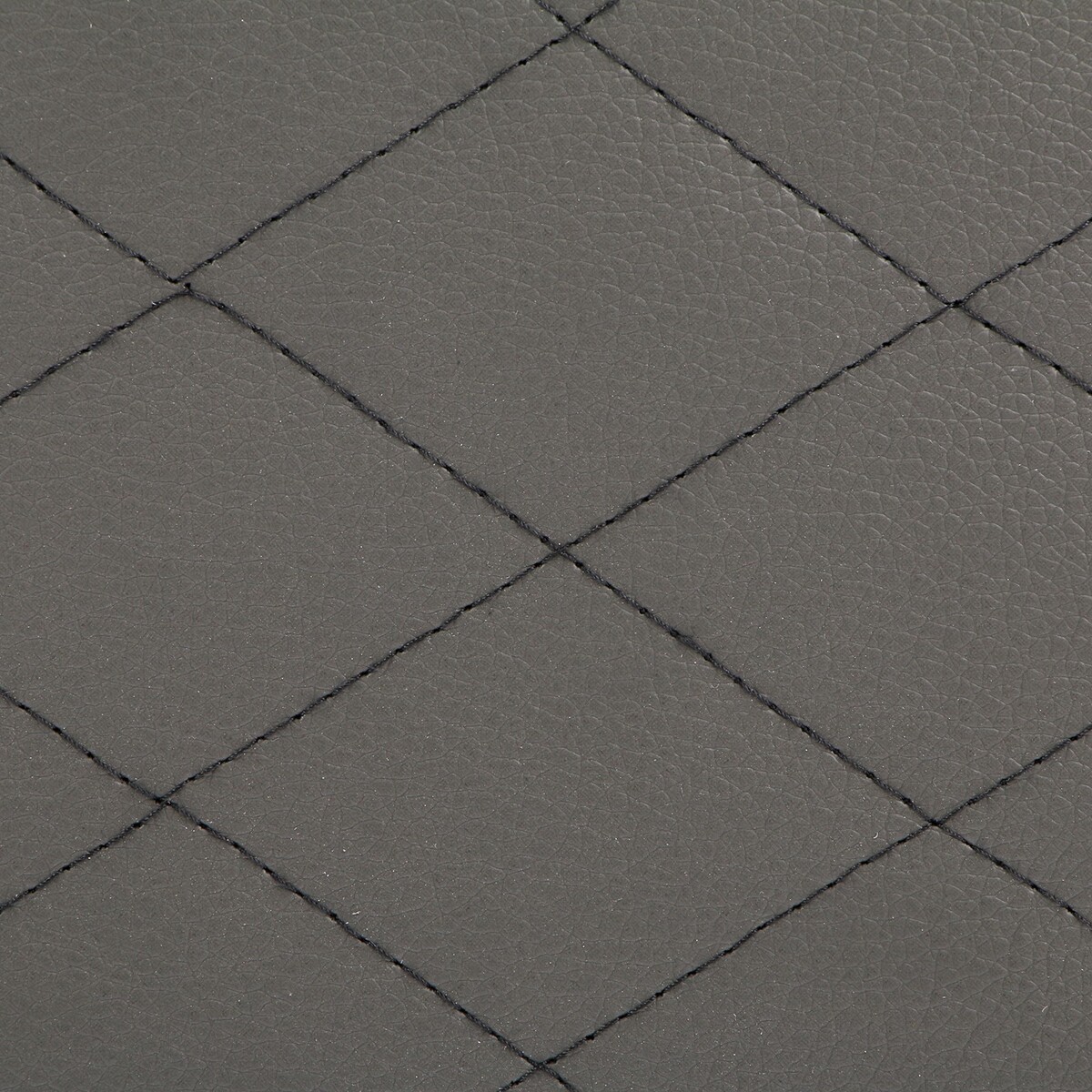 фото Органайзер саквояж в багажник автомобиля cartage, экокожа стеганая, 33 см, серый