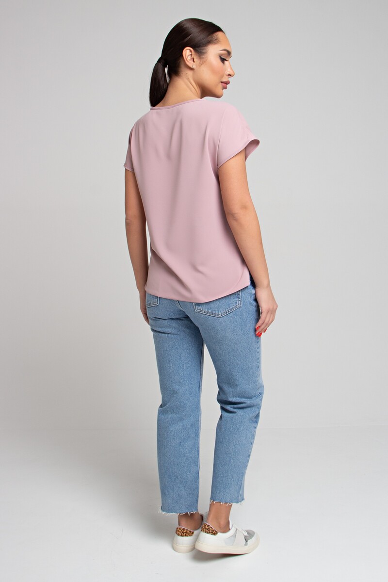 Блузка SEZONI, размер 42, цвет розовый 02532159 - фото 3
