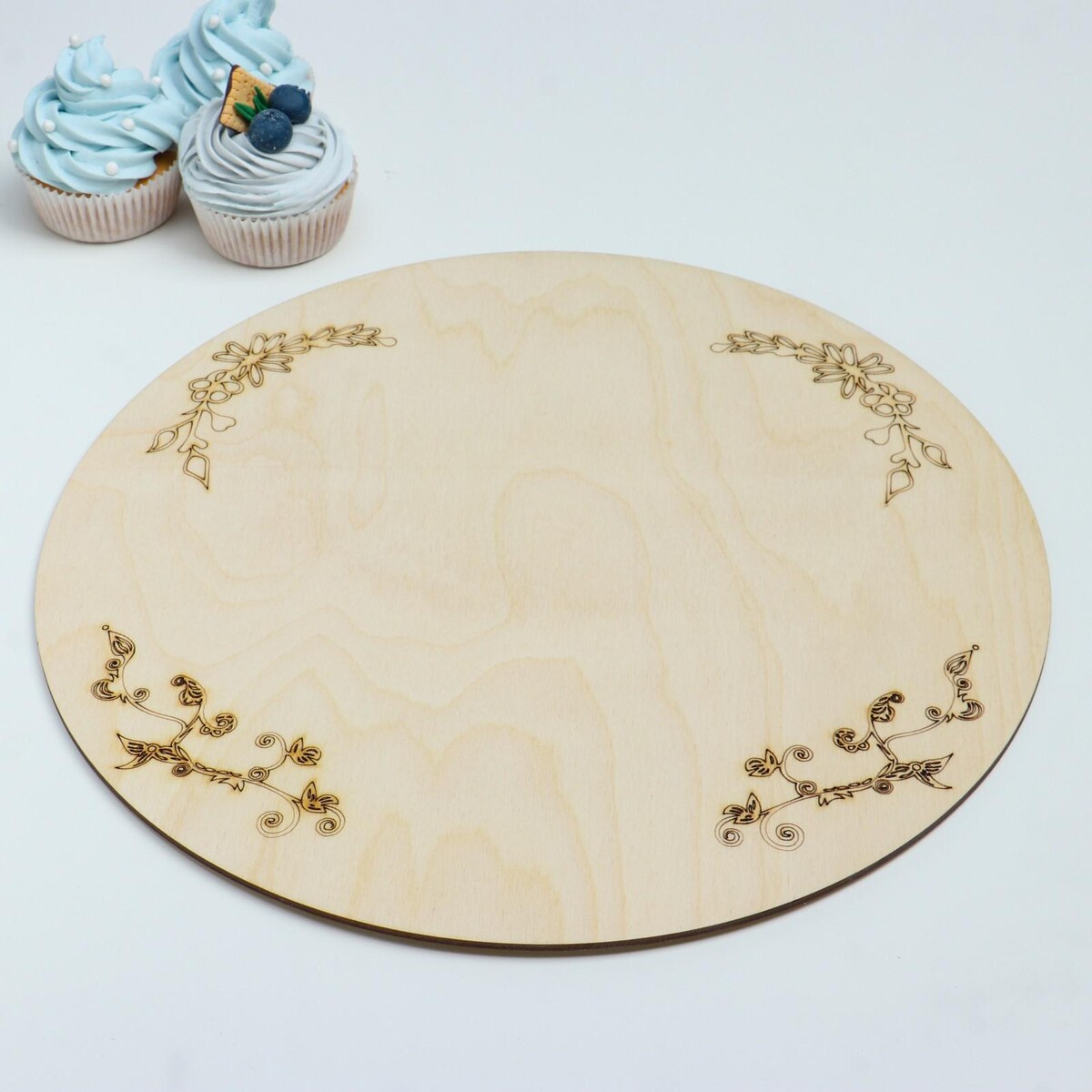 Подставка для торта круглая подставка под горячее деревянная круглая 10×10×0 9 см