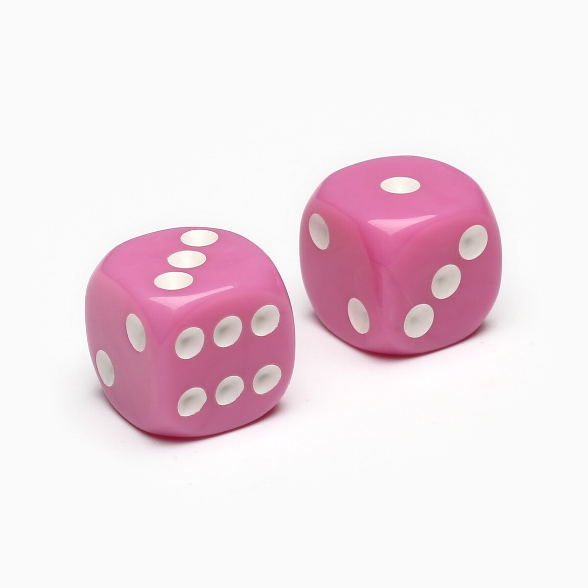 Кубики игральные Время игры, цвет розовый 02562415 - фото 2