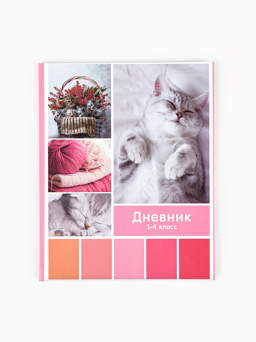 

Дневник школьный 1-4 класс, Розовый
