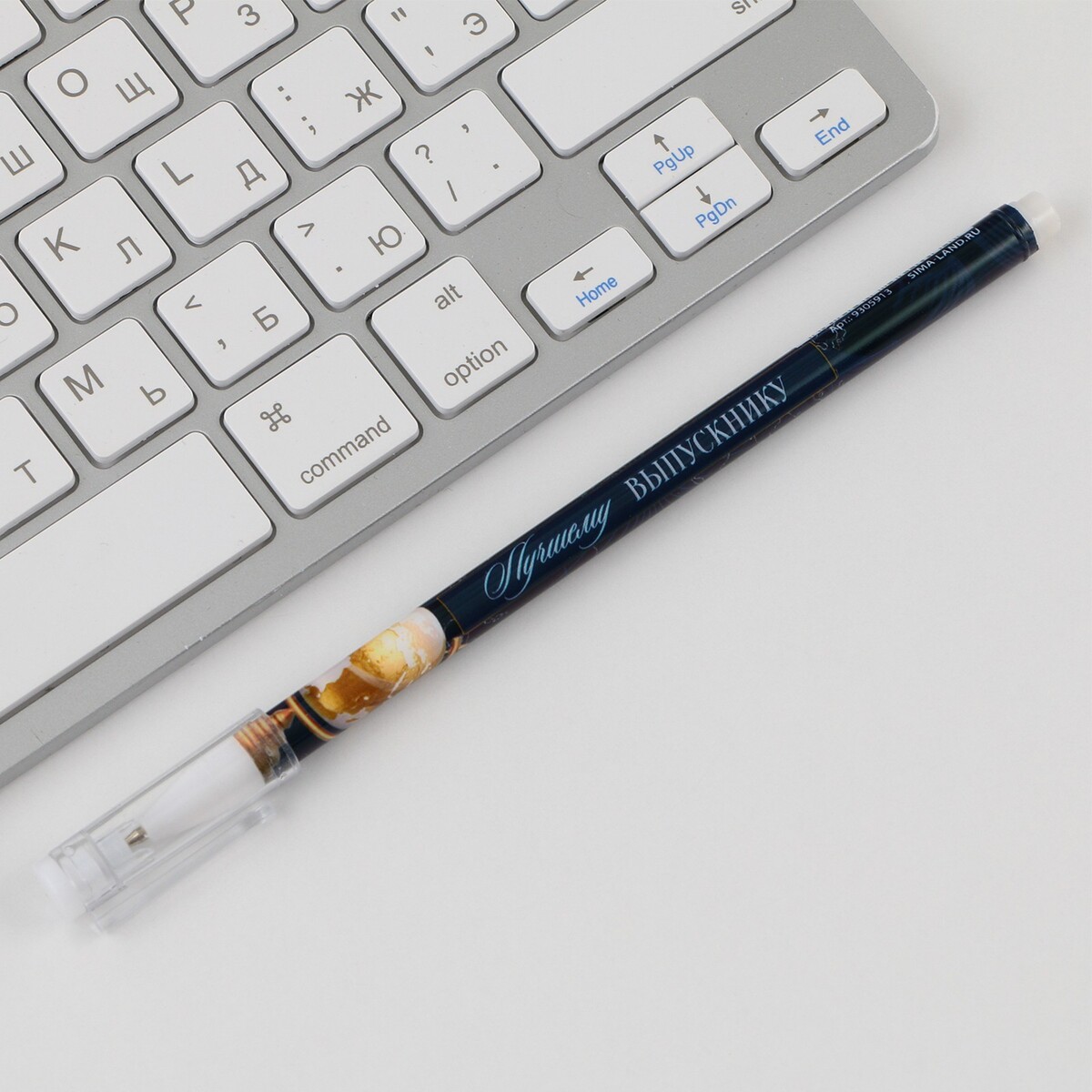 Подарочный набор: ручка с колпачком, шариковая 0,5 мм, значок ArtFox 02567397 - фото 5