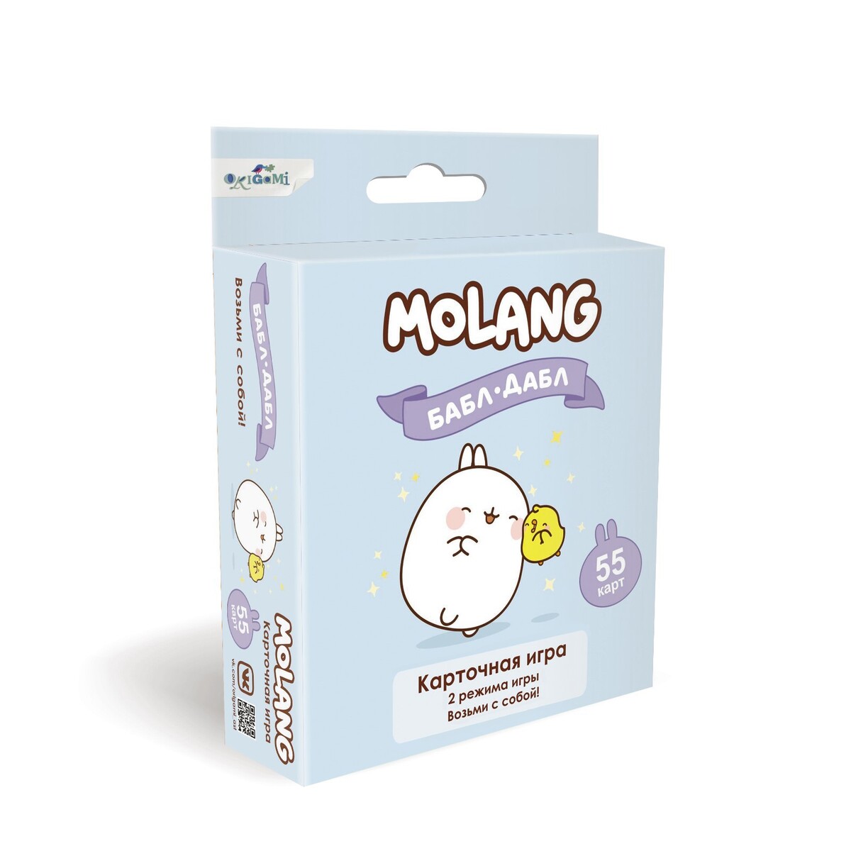 

Настольная игра. molang. бабл-дабл. 07491