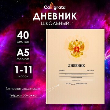 Дневник универсальный для 1-11 классов,