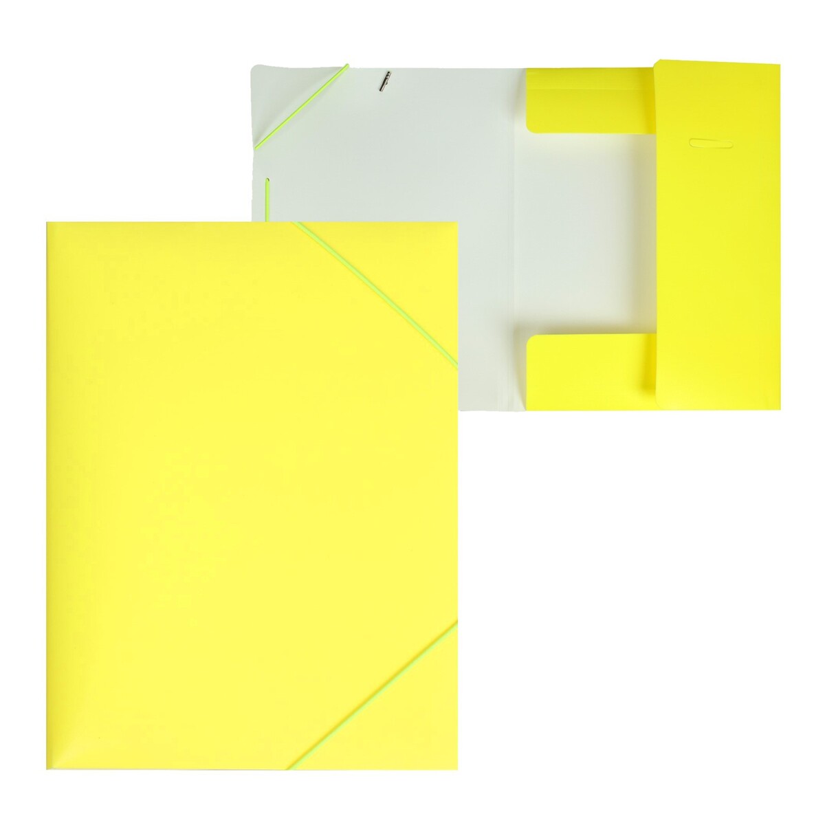 Папка на резинке а4, 500 мкм, calligrata папка на резинке а65 12 отделений узоры желтая пастель