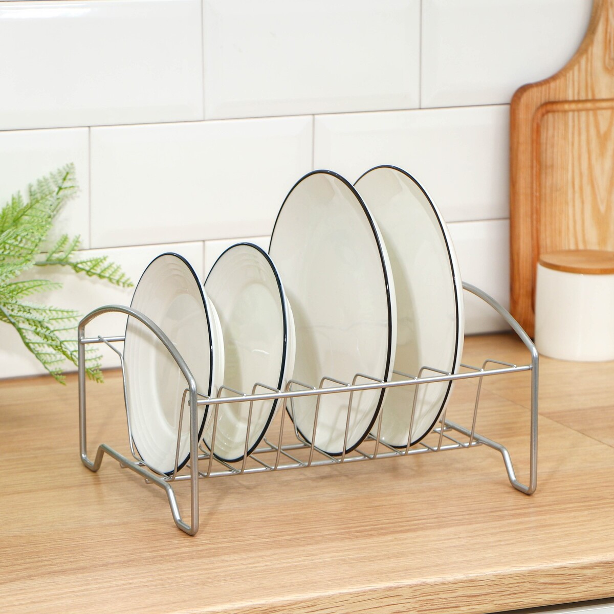 Сушилка для посуды сушилка для посуды с поддоном 38×24×38 см хром