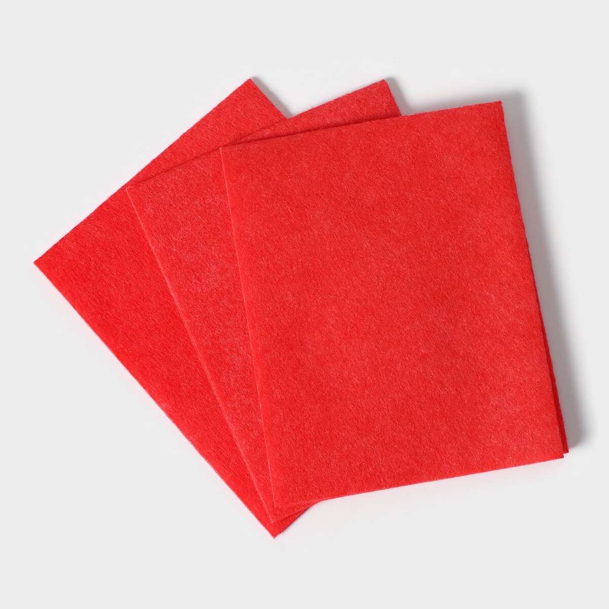 Салфетки вискозные универсальные доляна, тряпки для уборки, 3 шт, 30×38 см, цвет красный kleenex универсальные тряпки в рулоне вива 56 листов