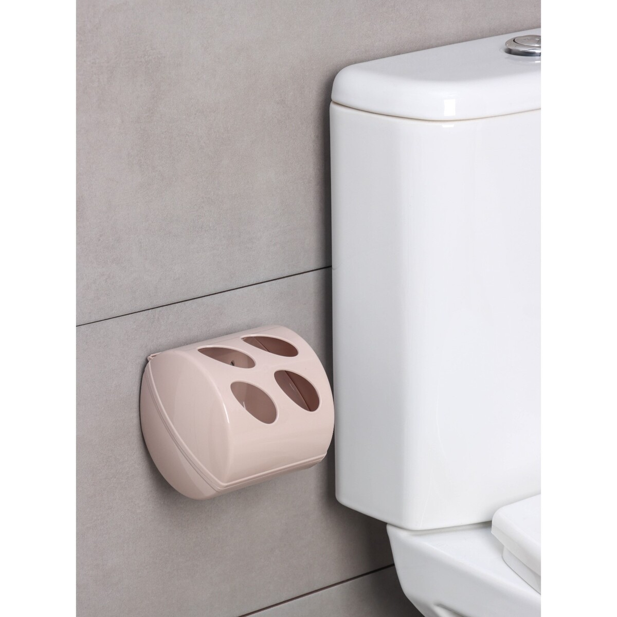 Держатель для туалетной бумаги keeplex light, 13,4×13×12,4 см, цвет бежевый топаз ролик для чистки одежды 60 листов soft touch light stl