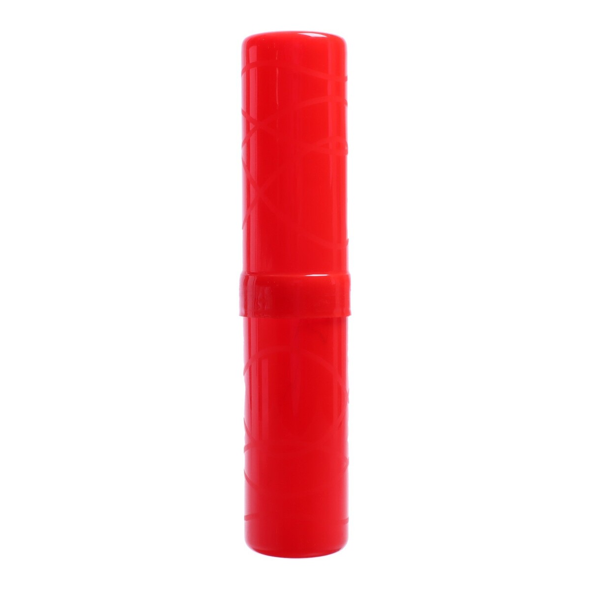 Пенал-тубус (40 х 215 мм) calligrata, пластиковый, красный