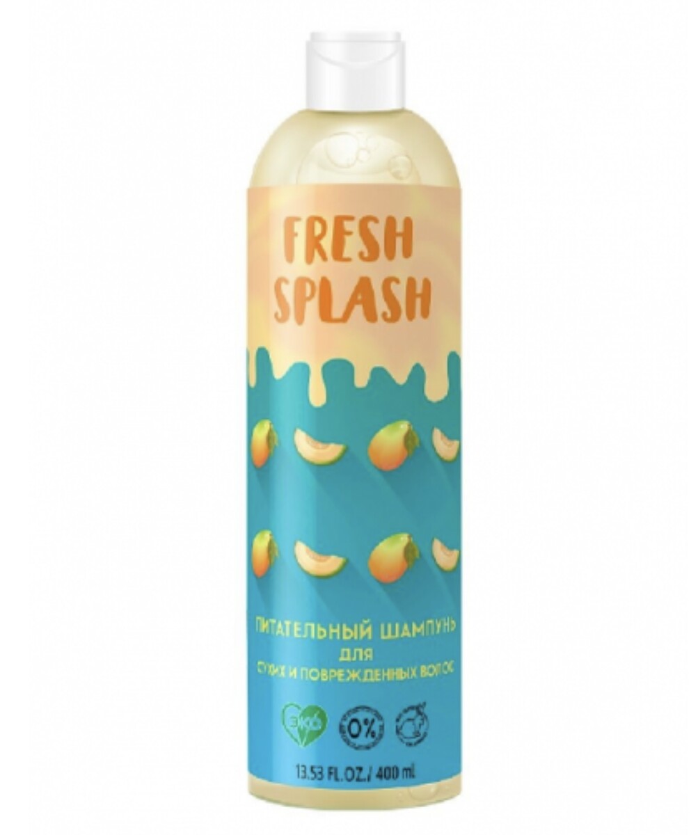 Fresh splash шампунь питательный для сухих и поврежденных волос , 400 мл