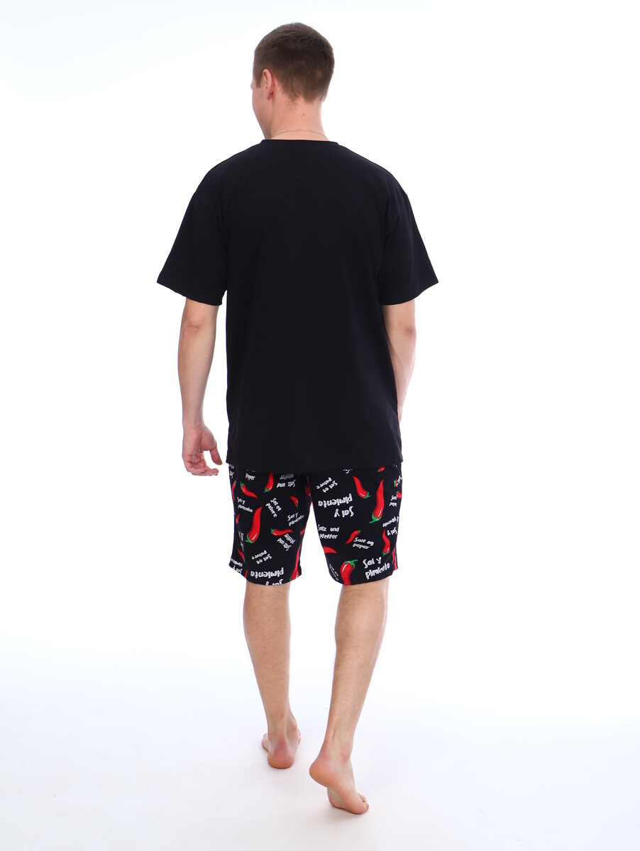 Комплект с шортами  "бриз"1-026 TRIKOTEL, размер 48, цвет красный