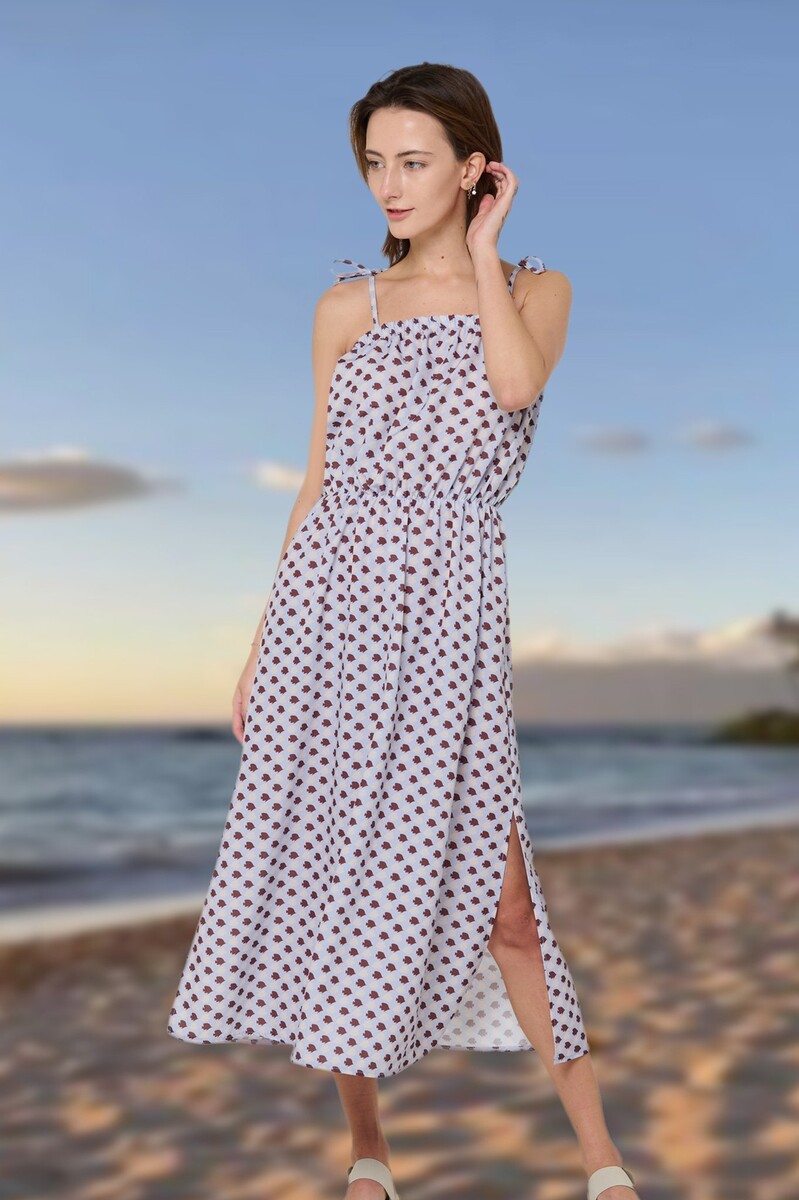 Платье пляжное Mix-Mode, размер 46, цвет голубой 02607990 - фото 1