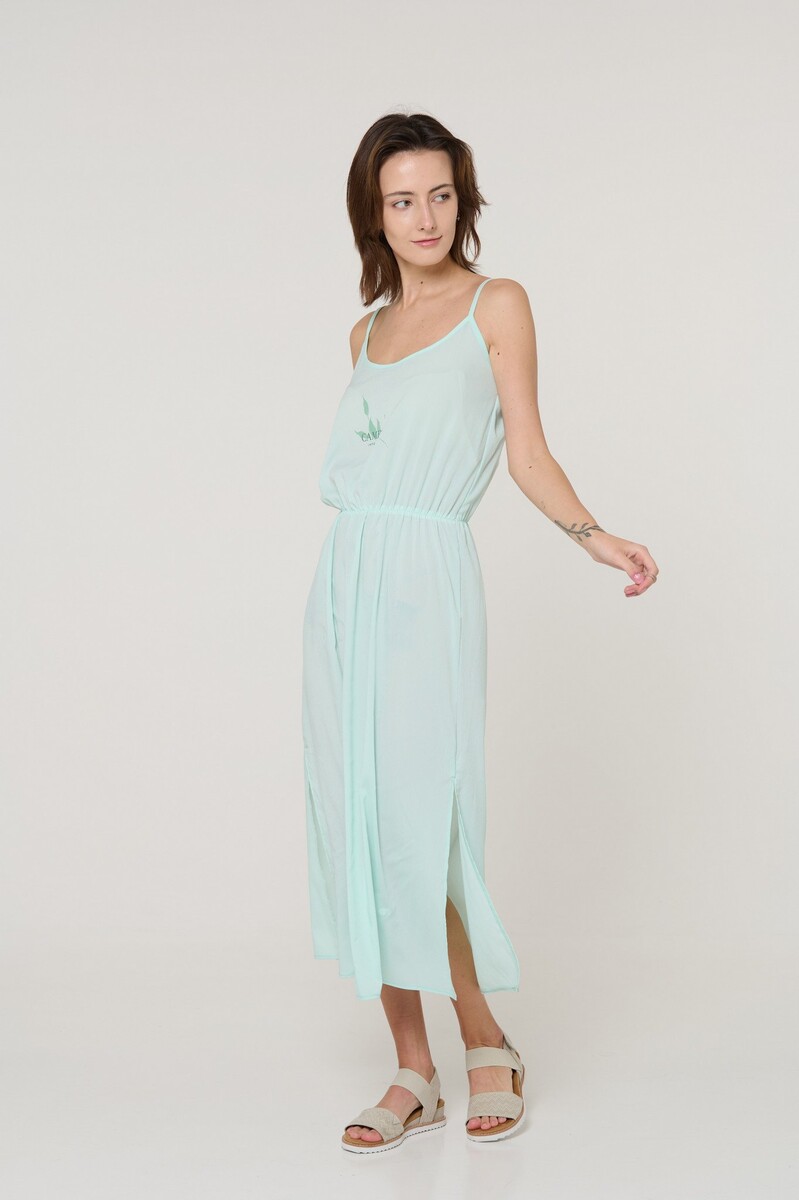 Платье пляжное Mix-Mode, размер 46, цвет зеленый 02607994 - фото 2