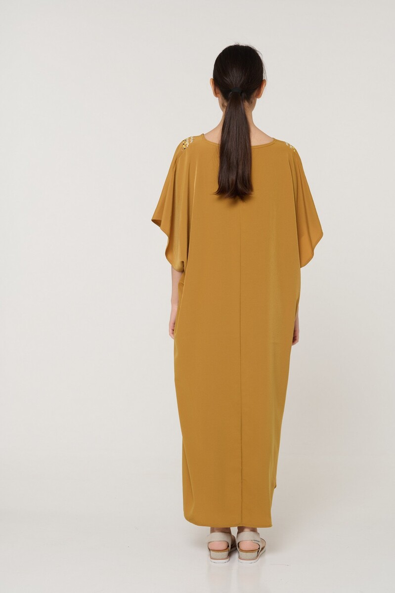 Платье пляжное Mix-Mode, размер 48, цвет желтый 02639370 - фото 3