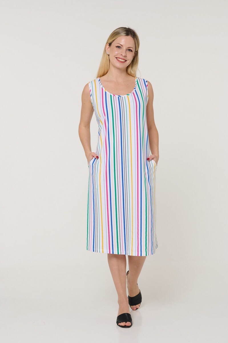 Платье Mix-Mode, размер 50, цвет разноцветный 02640136 - фото 2
