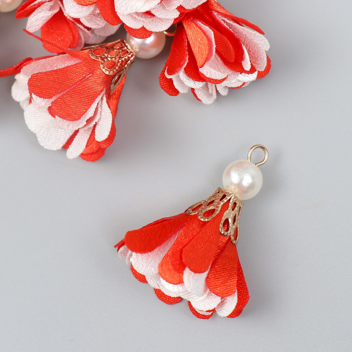 

Декор текстиль, Белый;красный