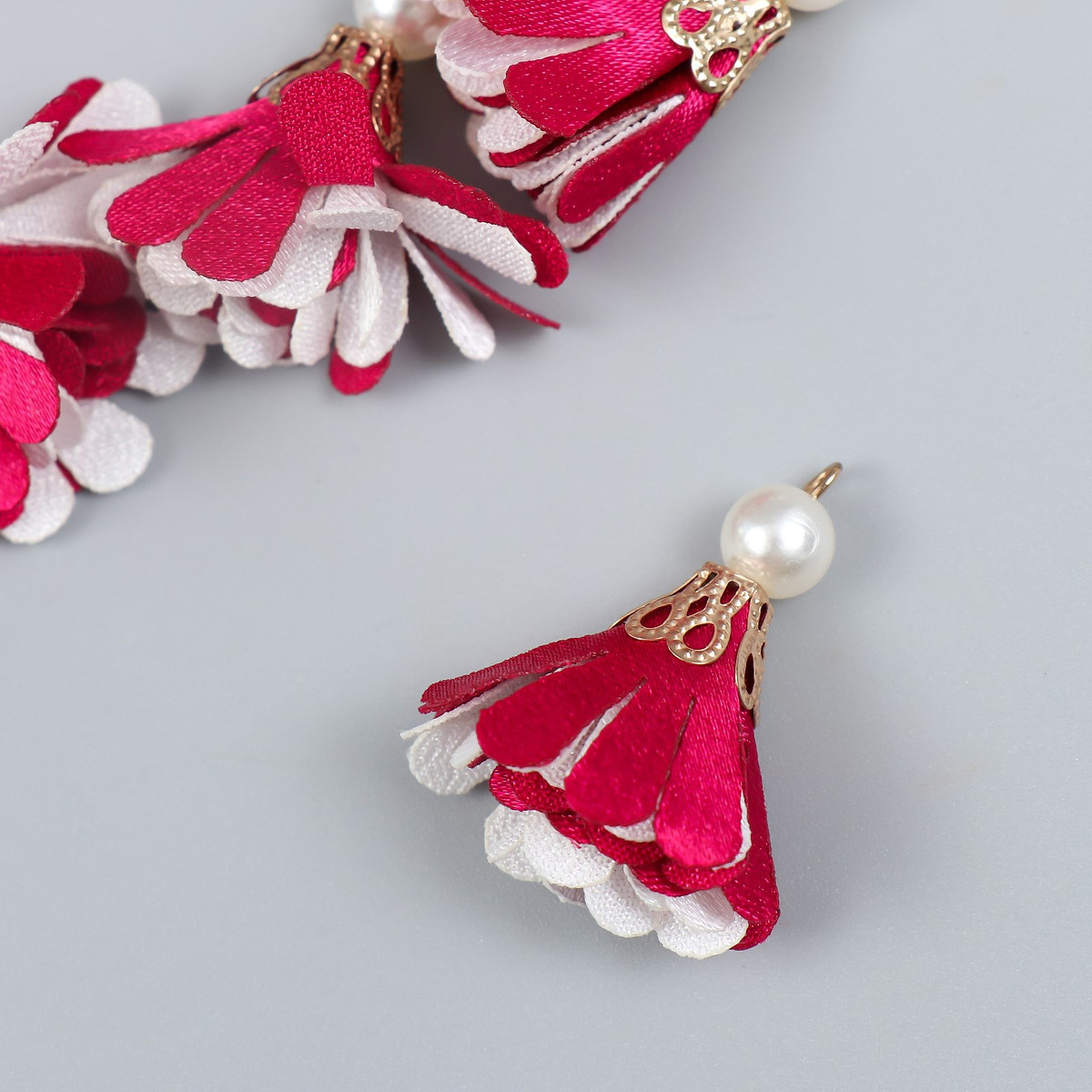 

Декор текстиль, Розовый;белый