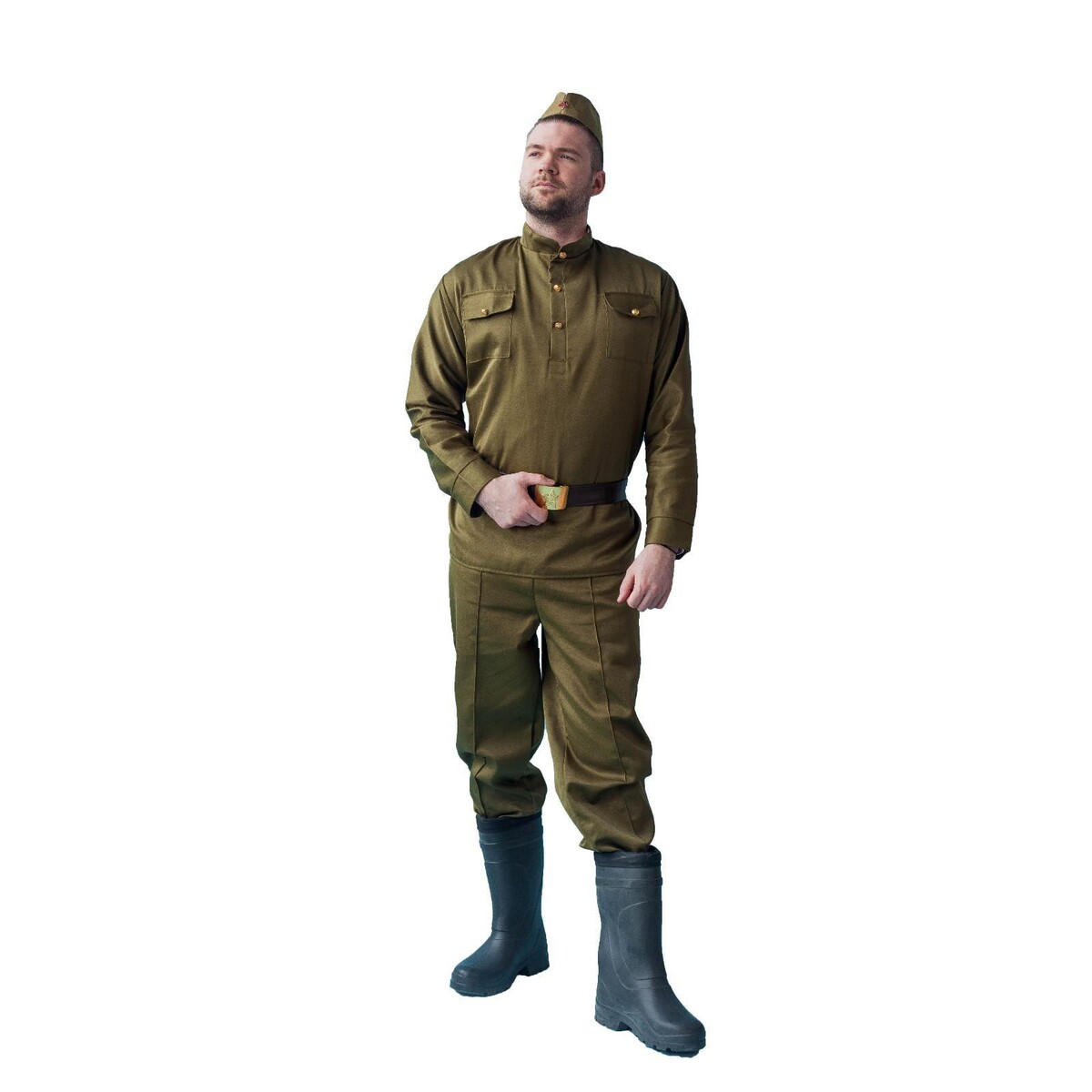 Костюм военного костюм военного женский гимнастерка юбка ремень пилотка р 52 рост 170 см
