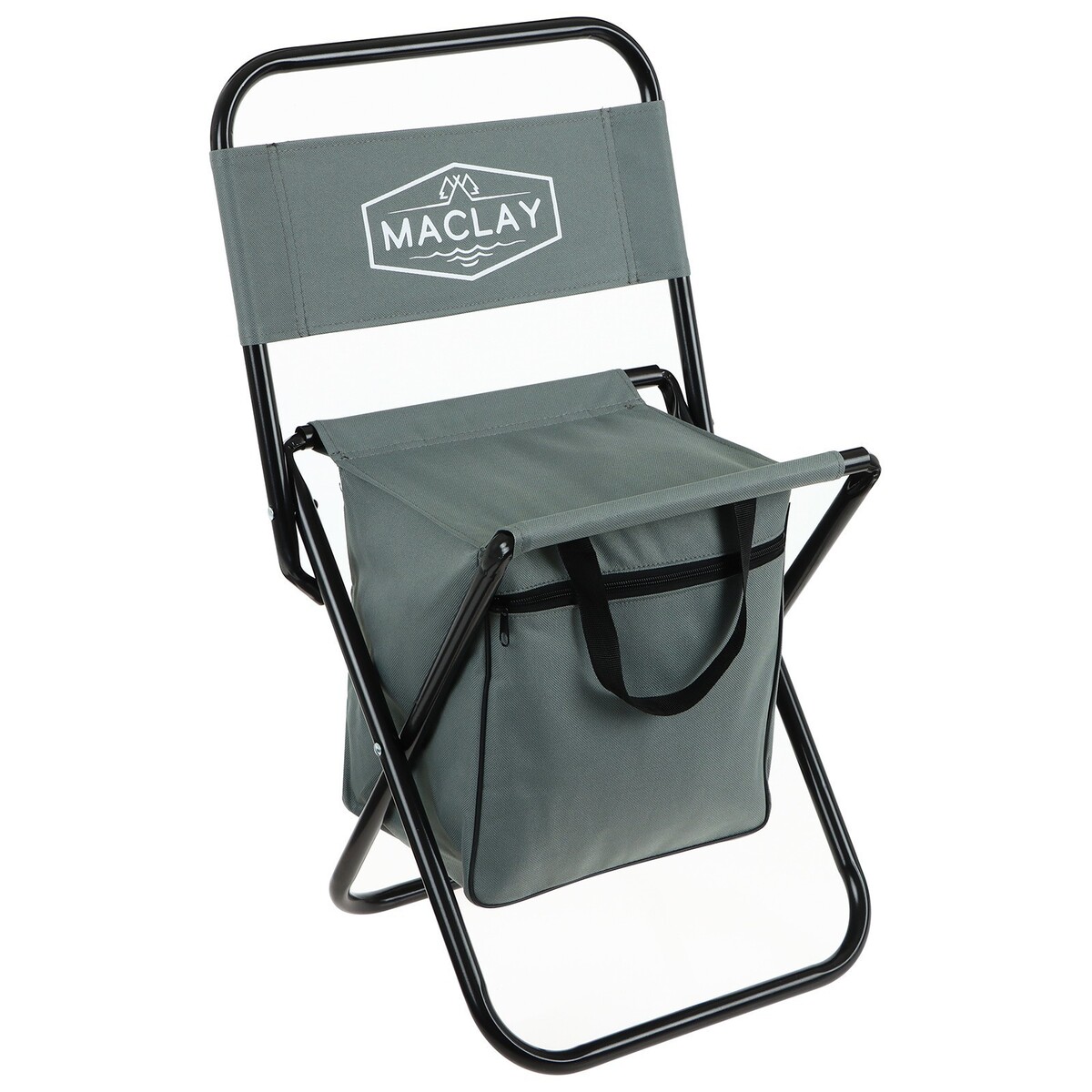 Стул туристический с сумкой 24 х 26 х 60 см, до 60 кг, цвет серый Maclay 02643755 - фото 4
