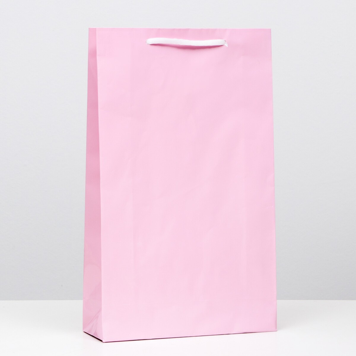 Пакет ламинированный, розовый, 40,5 х 24,8 х 9 см, набор 12 шт. No brand