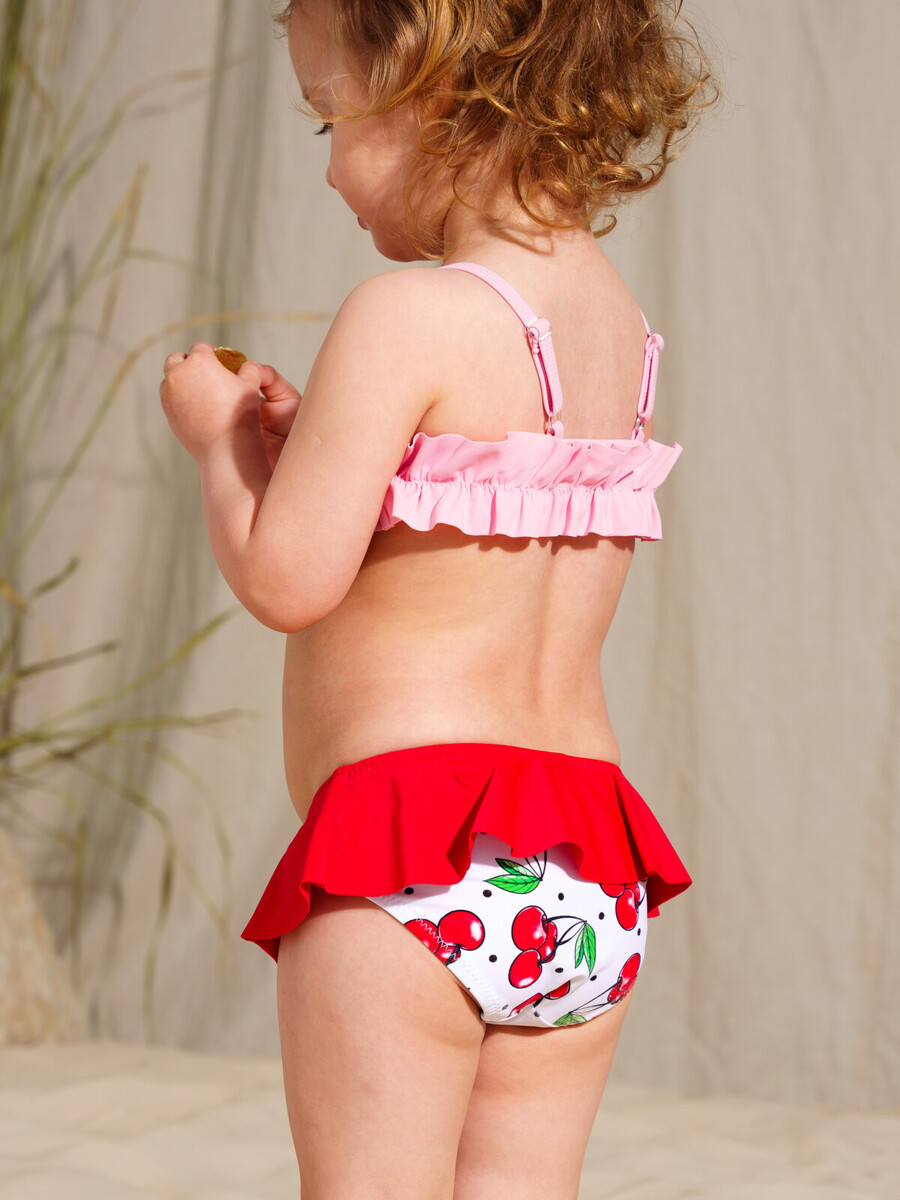 

Плавки трикотажные, Красный;белый