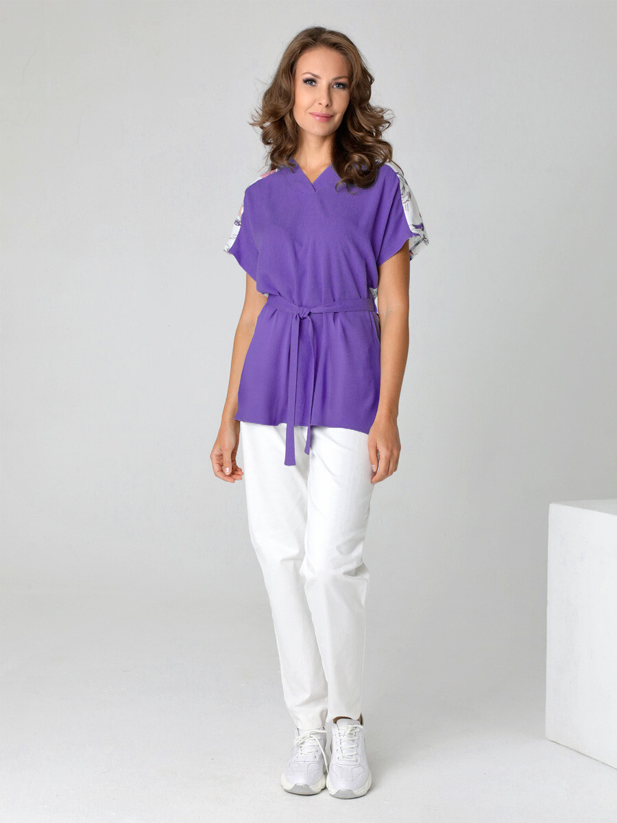 Блузка DizzyWay, размер 42, цвет сиреневый 02691564 - фото 2
