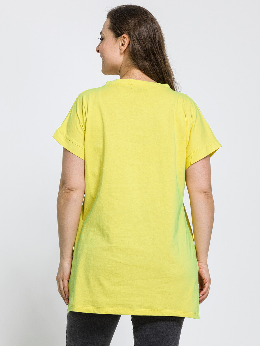 Блузка Modalime, размер 52, цвет желтый 02722923 - фото 3