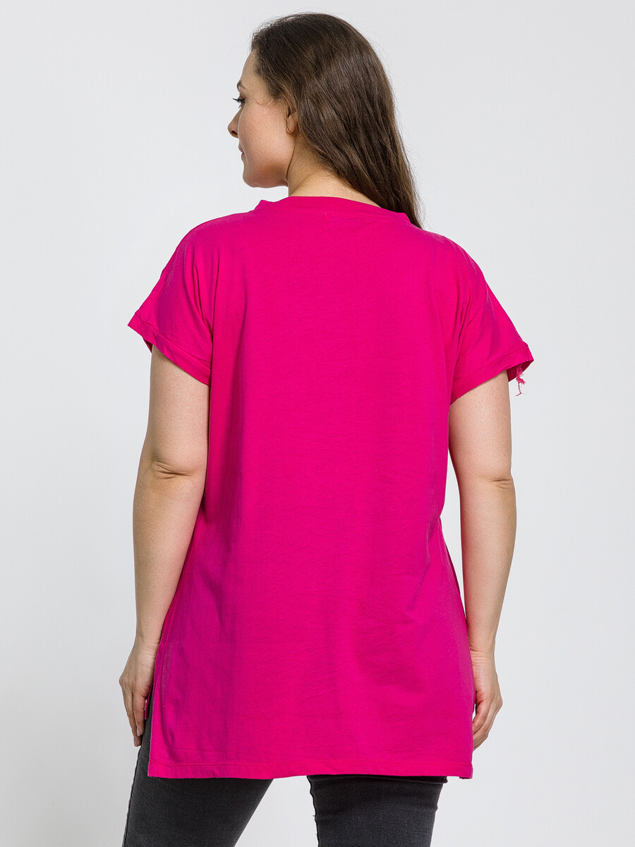 Блузка Modalime, размер 52, цвет розовый 02722928 - фото 3
