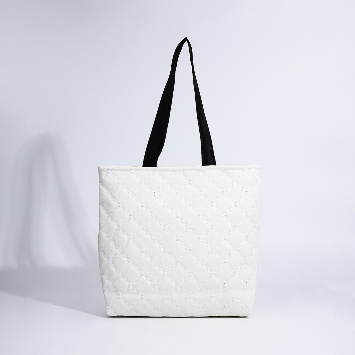 Сумка-шопер на молнии, цвет молочный сумка женская хобо на молнии textura средний размер молочный