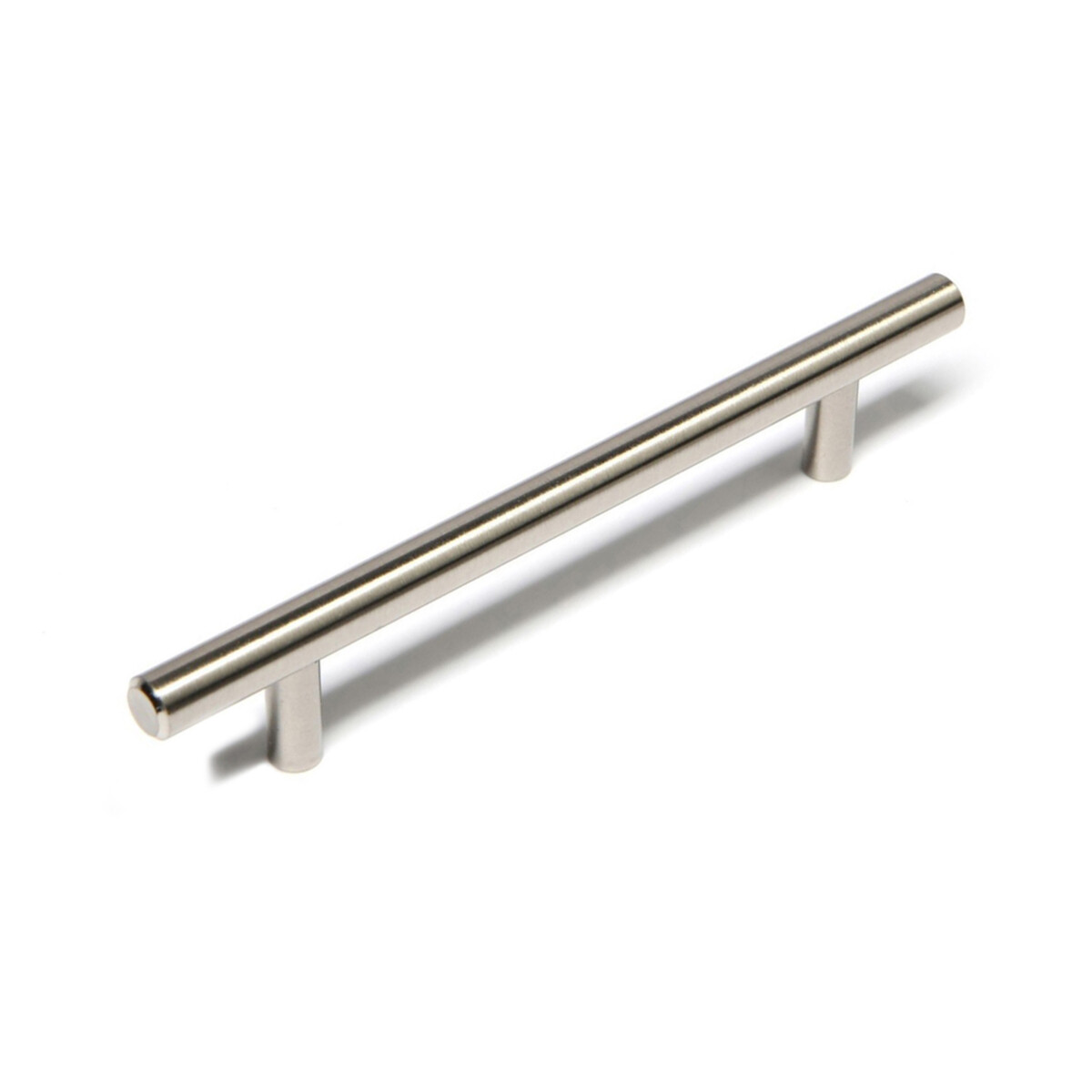 Ручка-рейлинг, d=12 мм, м/о 128 мм, цвет сатиновый никель ручка раздельная lockland 001 сатиновый никель