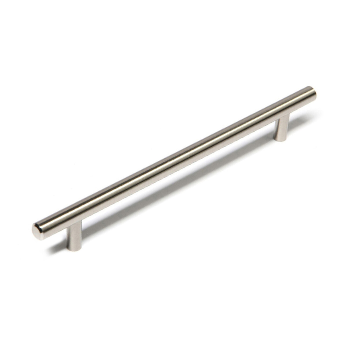 Ручка-рейлинг, d=12 мм, м/о 192 мм, цвет сатиновый никель ручка раздельная lockland 001 сатиновый никель